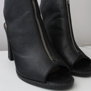 Open Toe Heel Booties